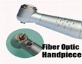 Standard head push button type fiber optic handpiece