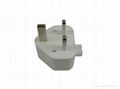 White UK AC Power Plug Adapter For Apple