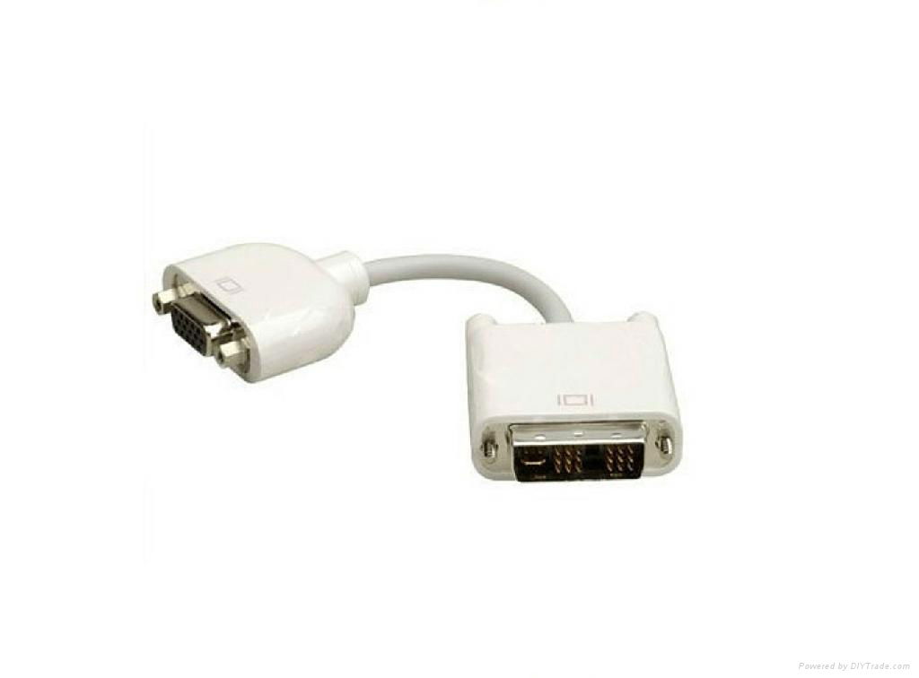 Mini DVI to VGA Adapter Cable for Apple MacBook