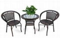 3 Pc Patio Wicker Set