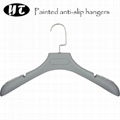 HP-02 rubber coated nonslip plastic men hangers