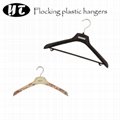 HP-03 nonslip flocked plastic tops hangers