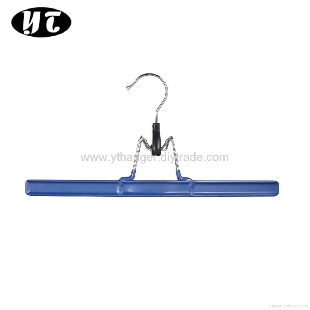 HM-02 PVC coated metal clip trousers hangers 