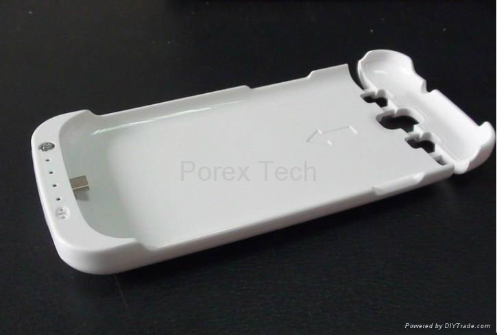 Ultra thin back clamping power bank for Samsung Galaxy S3 i9300  4200mAh