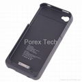 Ultra Slim Back Clamping Power Bank for iPhone4/iPhone4s 1900mAh  1
