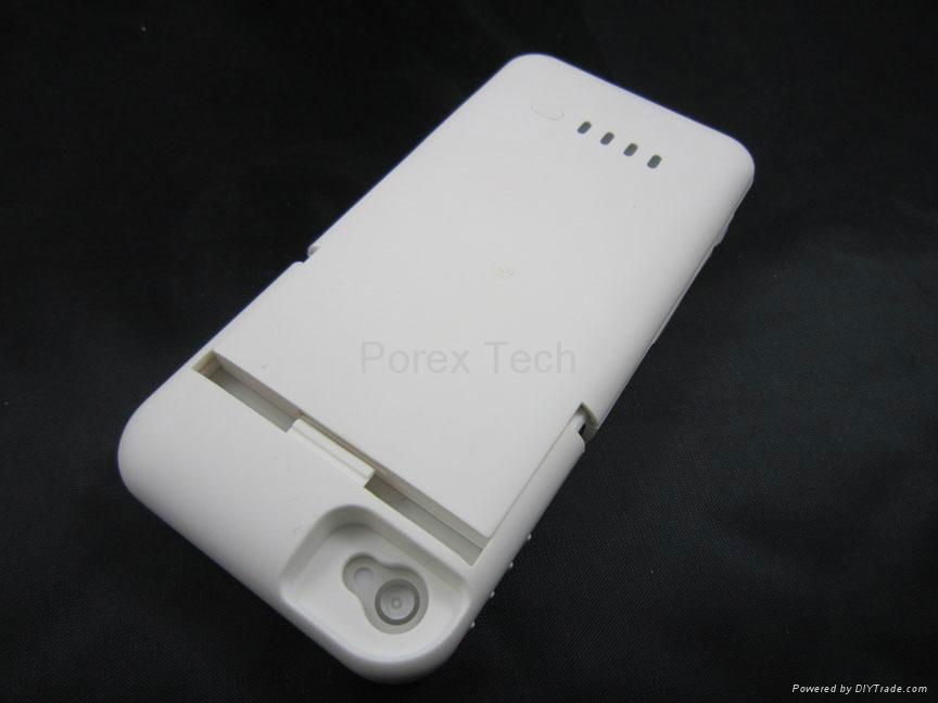 Ultra Slim Back Clamping Power Bank for iPhone4/iPhone4s 1900mAh  3