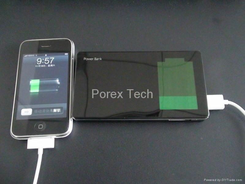 Dual Output Mobile Power Bank with  EL indicator for Apple series 5