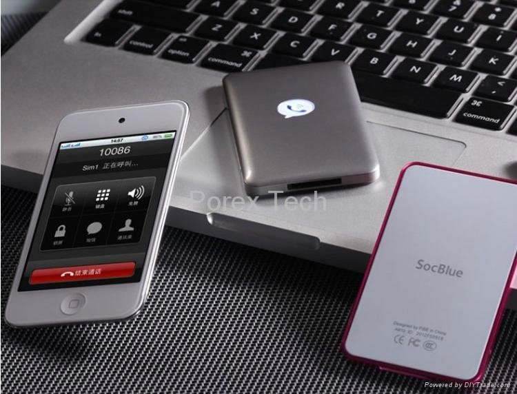 Bluetooth External Dual SIM Converter for Apple and Android  2
