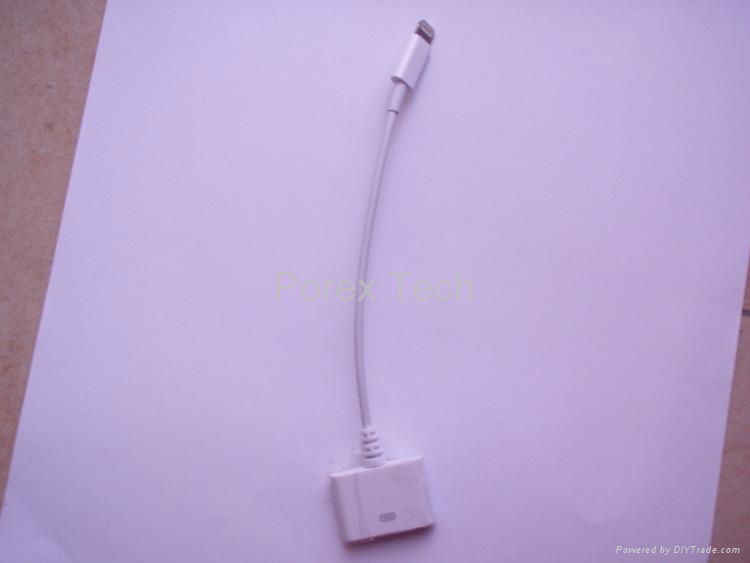 苹果 IPhone 5 lightning to 30 pin转接线