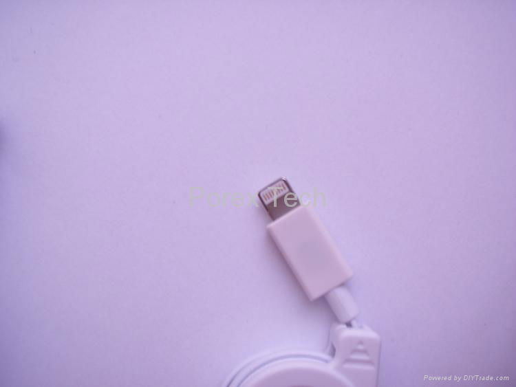 iPhone5 lightning to usb retracting cable 2