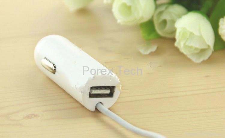 Lip stick style iPhone5 car charger 4