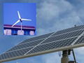 wind turbine solar panel hybrid system
