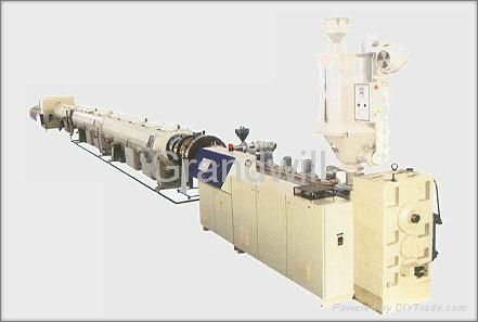 PE pipe production line