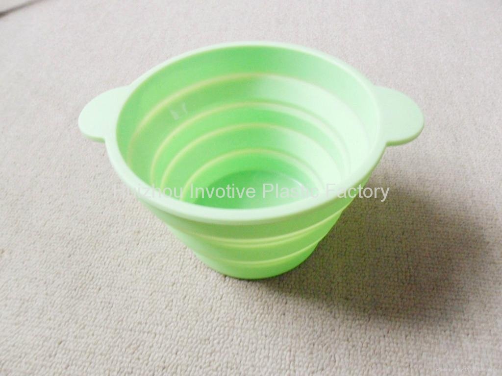 Non-stick Silicone collapsible bowl 3