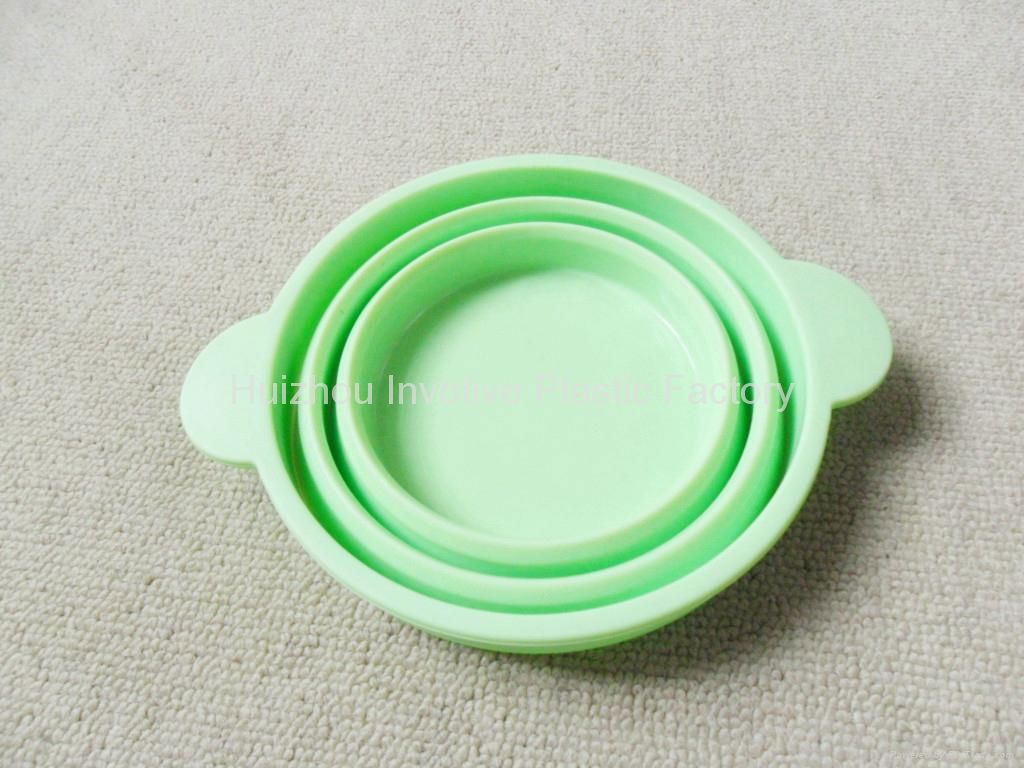 Non-stick Silicone collapsible bowl