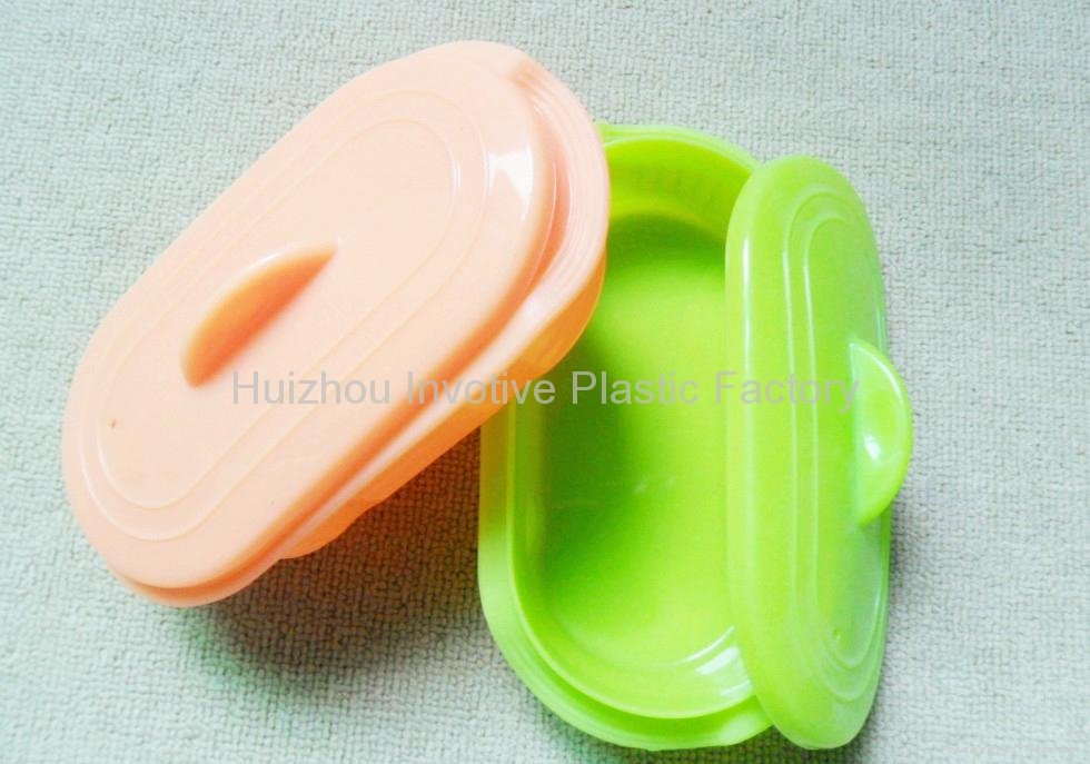 2012 Hot Sell Silicone Lunch Box 3