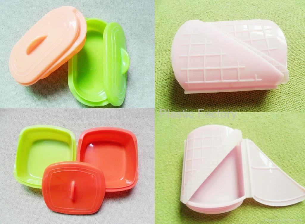 2012 Hot Sell Silicone Lunch Box 4