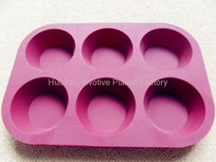 6 Holes Cake  Molds Silicon Sale SC-009