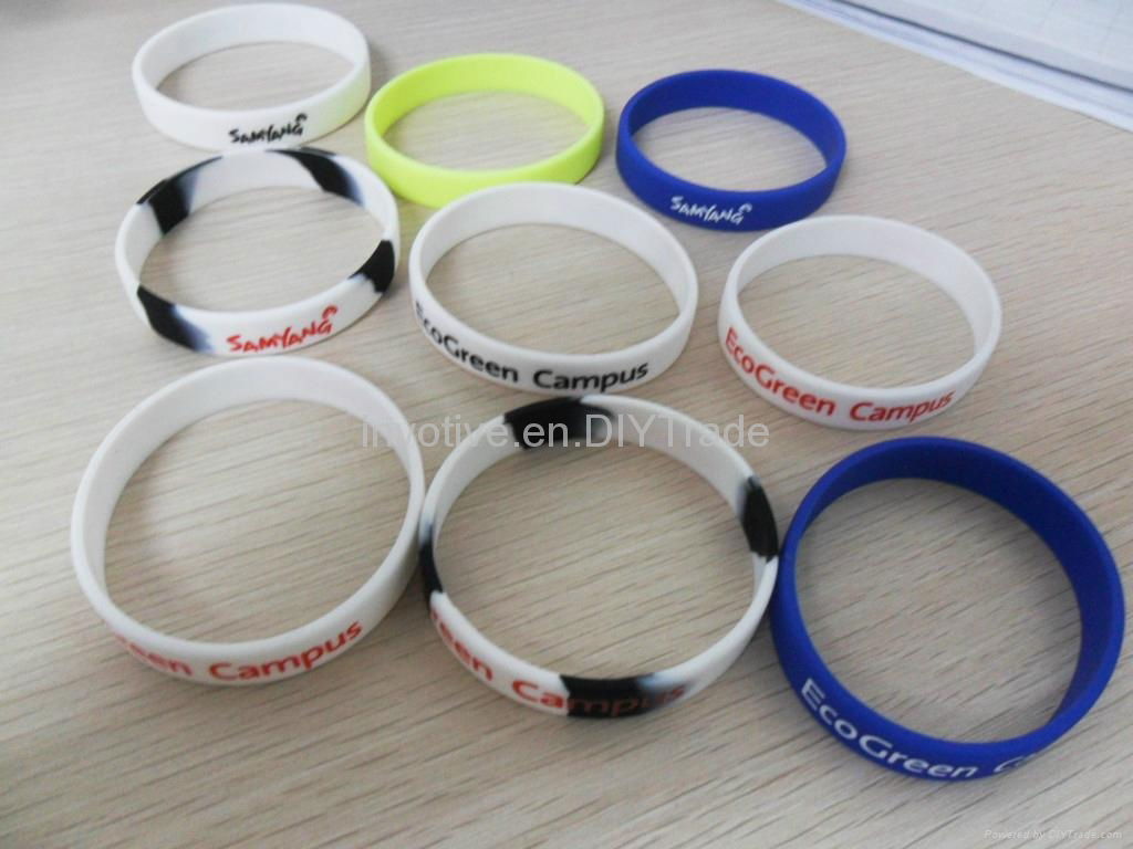 Colorful silicone bracelet 2