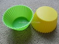 Silicone muffin cake mold