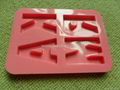 2012 Hot silicone letter chocolate mold