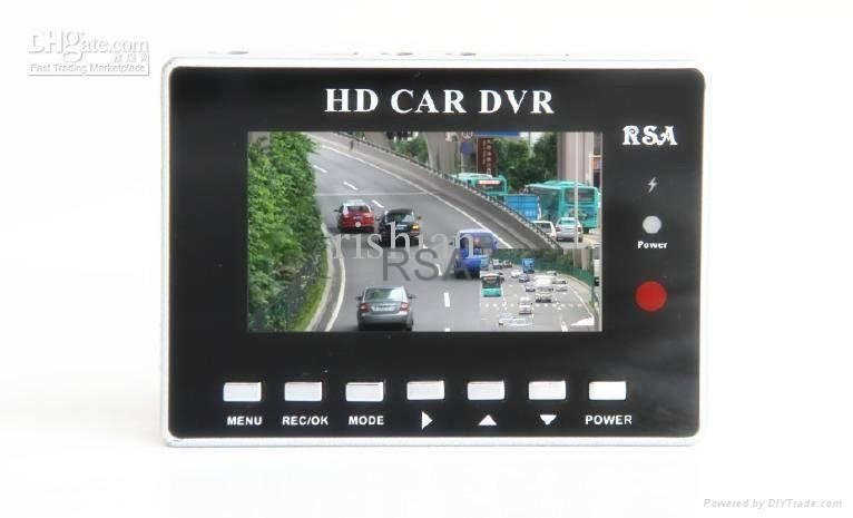 HD Car DVR,2.7" 2CH HD CAR DVR,Support Dual-channel recording simultaneously