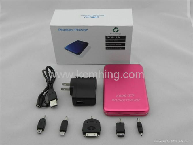 5000mA/h Power Bank Portable Battery Charger 4