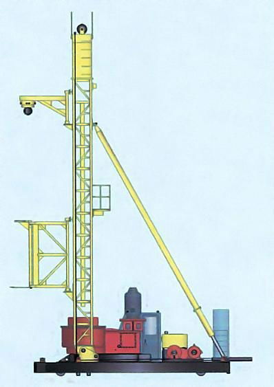 KP3000 piling rig for major diameter bridge pier hole