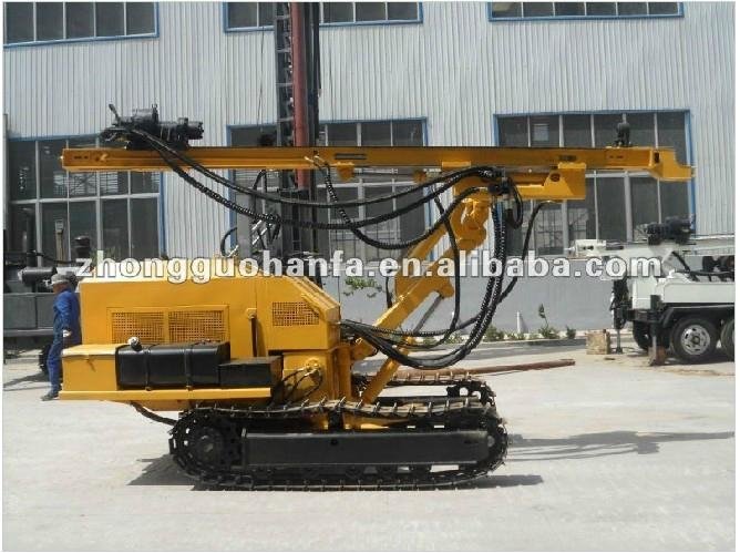 with new hydraulic technology DTH drilling rig HF138Y 