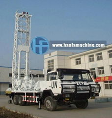 HFT-300D Truck Mounted Water Well Drilling Equipment Language Option  French 