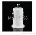 Mini USB Cable Charger with AC Adapter for iPhone/iPod White
