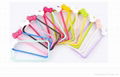 Silicone Bumper Frame Cases-01 for Apple iphone 4 4S PU PC frame 4