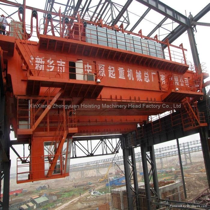 YZ type with lifting capacity 100/32T Casting Overhead Crane 