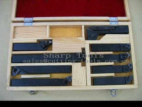 9Pcs Indexable Carbide Turning Tool Sets