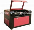 Laser Engraving Machine With motorized up-down table rotary attachment 1