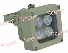 Scene 10W IR illuminator with Aluminum material & night vision light sources