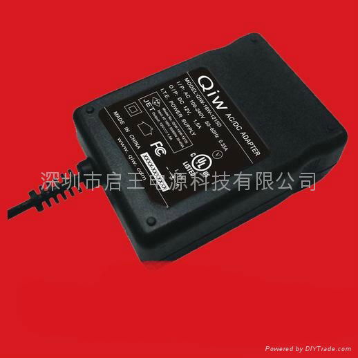 15W桌面式電源適配器,19V 0.7A,24V 0.6A,18V 0.75A,5V 2.5A