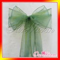 Chair Cover Organza Sash Bow Wedding Party New 3