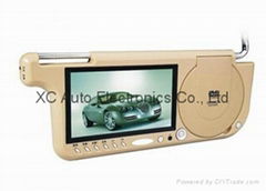 Sunvisor car dvd player with 7" LCD TFT display