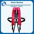 auto inflatable life jacket & life vest with metal buckle