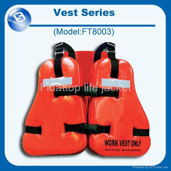 Vinyl-Dipped Work life Vest & life jacket