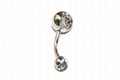 The Fashion Belly Ring blue Diamond  G007 2