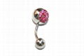 2012 Latest Design 316L Belly Ring