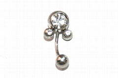 The Fashional Micky shape 316L Belly Ring 