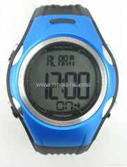 2012 analog transmission sport heart rate monitor watch