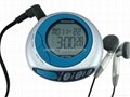 2012 Flip up FM radio digital pedometer with Clip 1