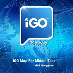 Free iGO9 2011 MAP for Middle East on 4G TF Card with SD Adapter