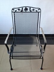 菱形网鐵椅