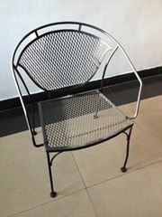 菱形网铁椅