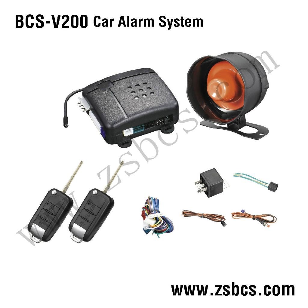 BCS-188 SimpleOne-way Car Alarm System 4
